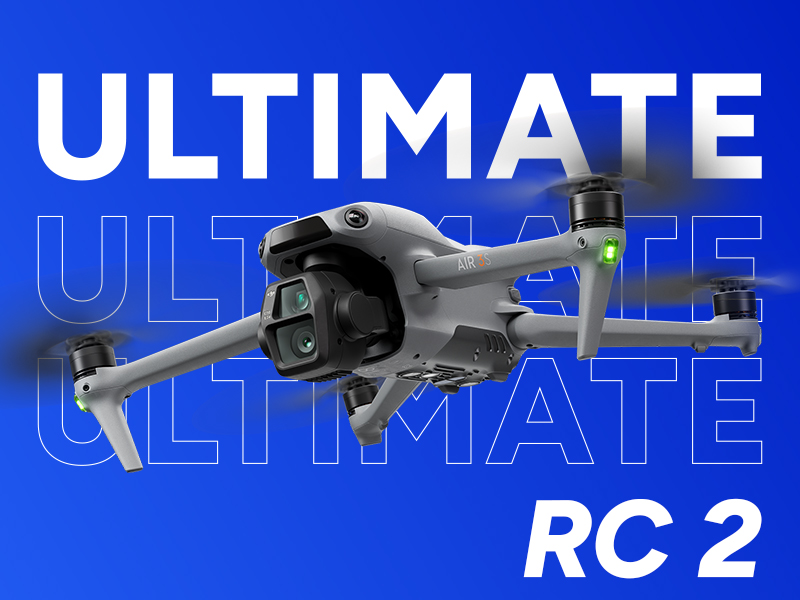 DJI Air 3S Ultimate Combo w. DJI RC 2